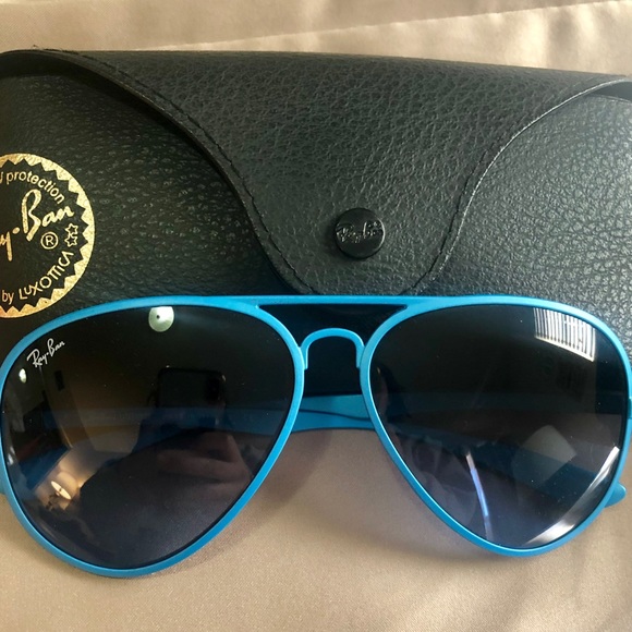 ray ban blue frames